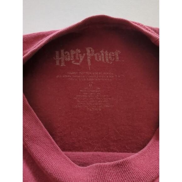 Harry Potter Gryffindor House Crest Men's Sm T-shirt Maroon - Picture 3 of 5